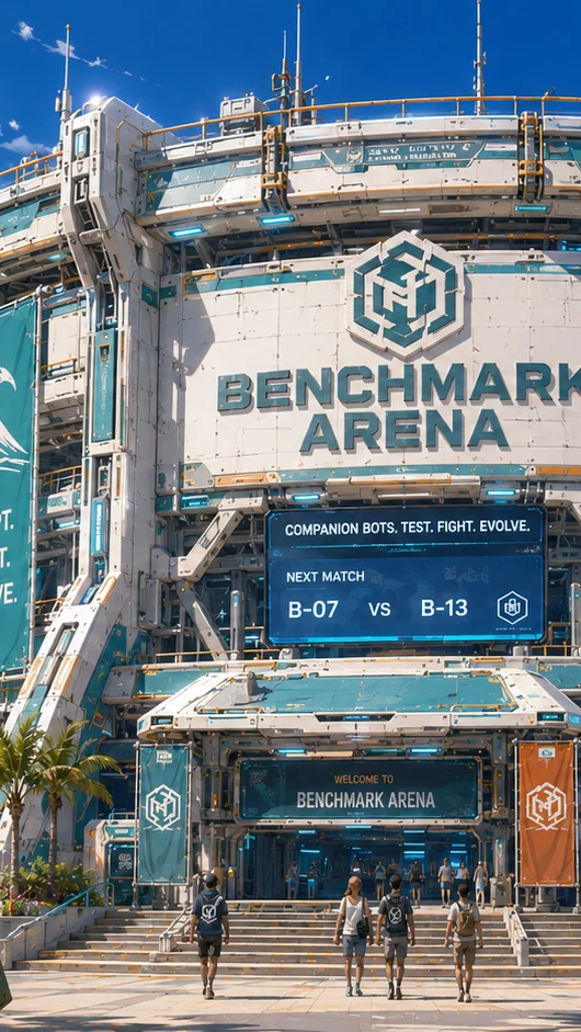 The coastal Benchmark Arena entrance